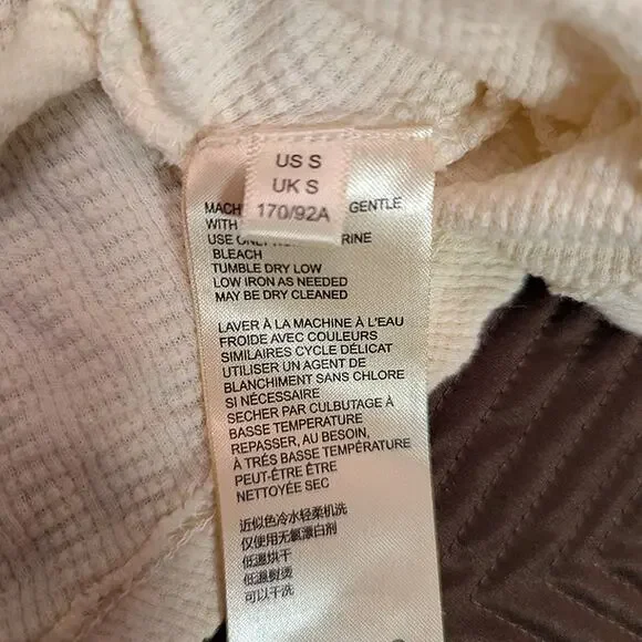 Free People Walk in the Park Top - Cream- S - New - Picture 8 of 11